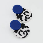 Sylca Lola Statement Earrings LS24E26 FUCHSIA, BLUE, LIME, YELLOW
