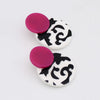 Sylca Lola Statement Earrings LS24E26 FUCHSIA, BLUE, LIME, YELLOW