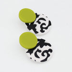 Sylca Lola Statement Earrings LS24E26 FUCHSIA, BLUE, LIME, YELLOW