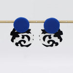 Sylca Lola Statement Earrings LS24E26 FUCHSIA, BLUE, LIME, YELLOW