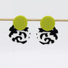 Sylca Lola Statement Earrings LS24E26 FUCHSIA, BLUE, LIME, YELLOW