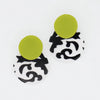 Sylca Lola Statement Earrings LS24E26 FUCHSIA, BLUE, LIME, YELLOW