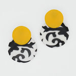 Sylca Lola Statement Earrings LS24E26 FUCHSIA, BLUE, LIME, YELLOW