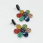 Sylca Garden of Color Flower Earring  LS25E21 MULTI