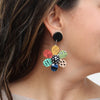 Sylca Garden of Color Flower Earring  LS25E21 MULTI