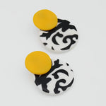 Sylca Lola Statement Earrings LS24E26 FUCHSIA, BLUE, LIME, YELLOW