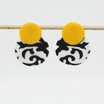 Sylca Lola Statement Earrings LS24E26 FUCHSIA, BLUE, LIME, YELLOW