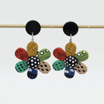 Sylca Garden of Color Flower Earring  LS25E21 MULTI
