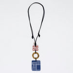 Sylca Multi Color Geovibe Pendant Necklace LS25N31
