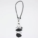 Sylca StoneStack Statement Pendant Necklace LS25N33