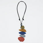 Sylca StoneStack Statement Pendant Necklace LS25N33
