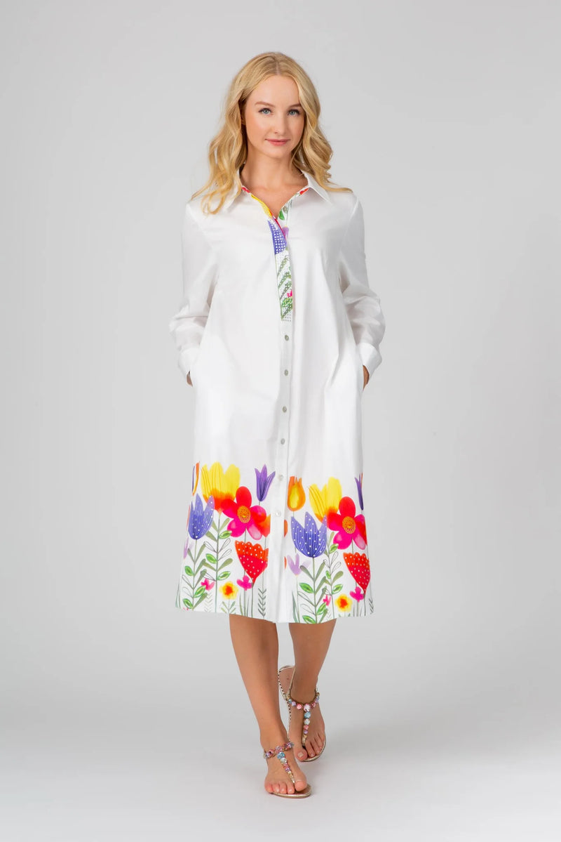 Berek Colorful Blooms Shirt Dress Style M96090C