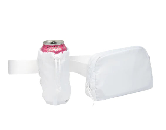 WanderFull White HydroBelt Bag with Removable Hydration Holster