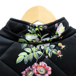 Berek Floral Diamond Trellis Bomber Jacket