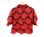 Berek Lazer Garden Shirt in Red and Black
