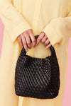 Jayley Mini Woven Tote with Detachable Clutch and Shoulder Strap Style PBGS30A