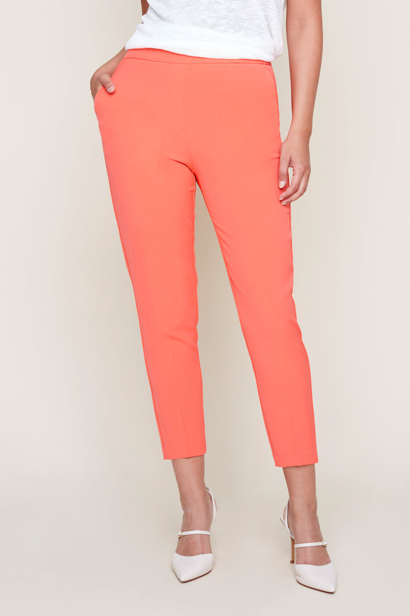 Renuar soft suiting pull on crop pant R10044-E3266 S24