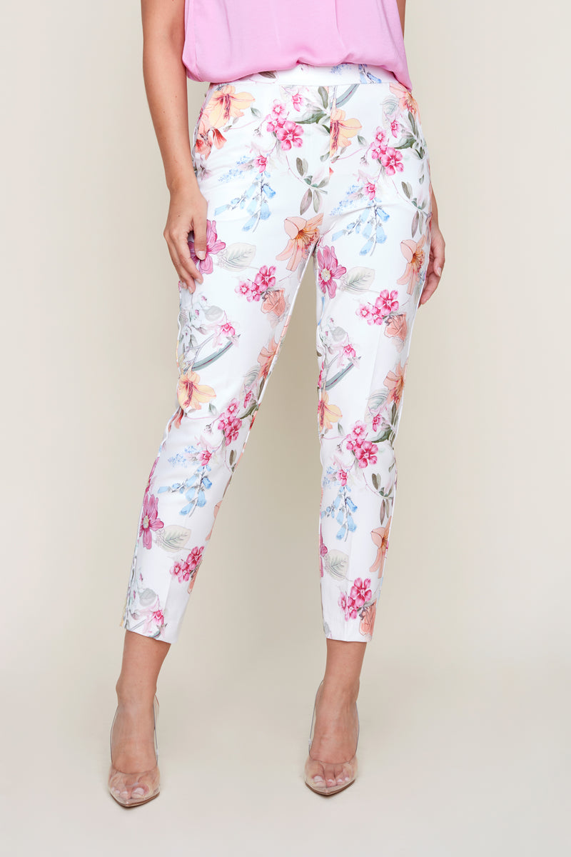 Renuar soft suiting pull on crop pant R10044-E3266P S24