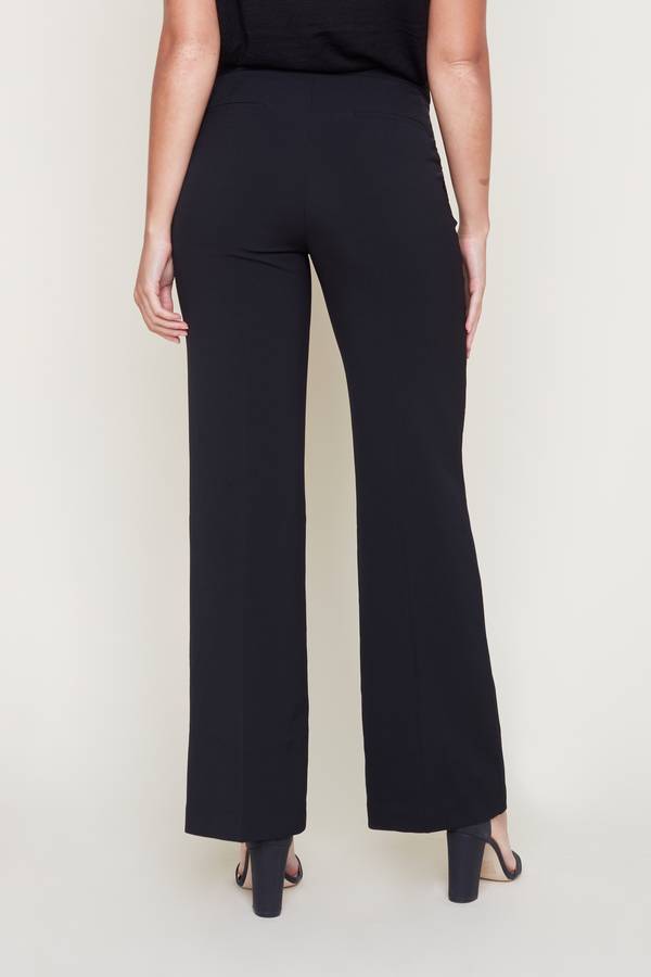 Renuar Pant -Pull-On Flare - Black – Cloth