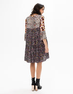 Renuar Eye-Catching Prints Dress Style R4320-F23