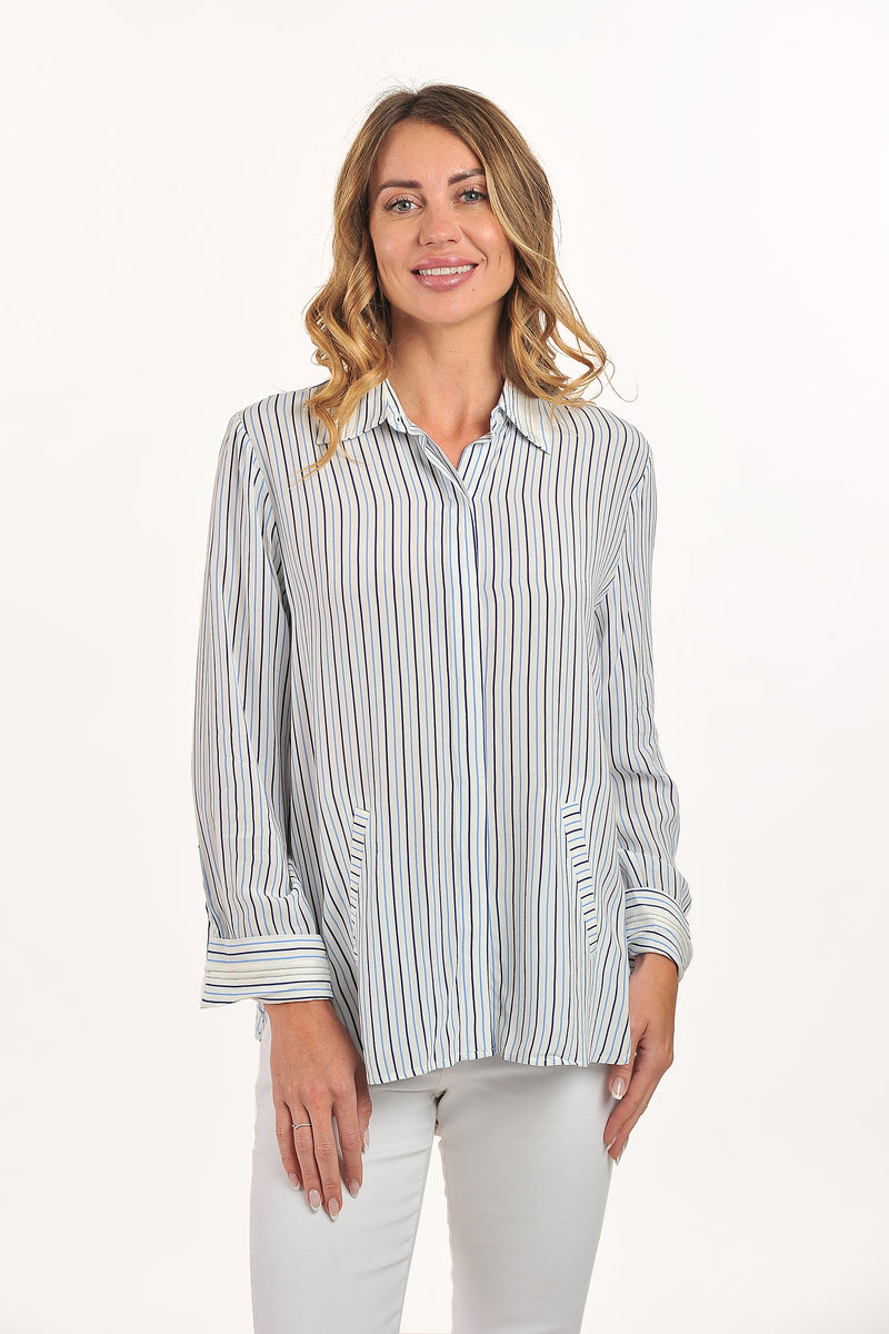 Lemon Grass Blouse S25  S5WT 533A Blue