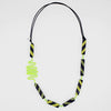 Sylca Vibrant Lime and Navy Statement Necklace Style  SD23N14