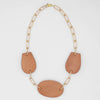 Sylca Enya Gold Chain Statement Necklace SD24N06