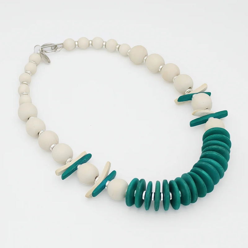 Sylca Ivory Skylar Coastal Aura Necklace  SD25N25 IVORY