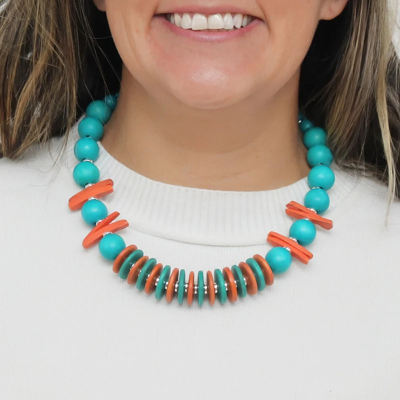 Sylca Ivory Skylar Coastal Aura Necklace  SD25N25 IVORY