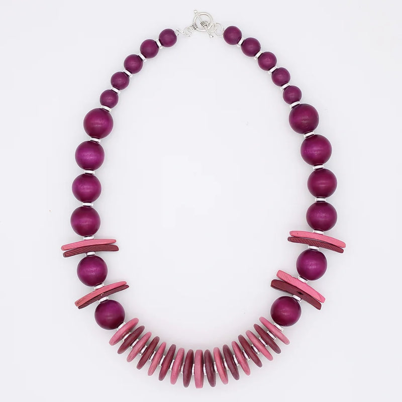 Sylca Ivory Skylar Coastal Aura Necklace  SD25N25 IVORY