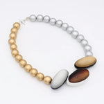 Sylca Selene Radiance Statement Necklace SD25N29 BROWN