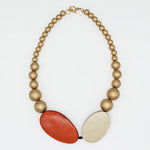 Sylca Copper Grove Statement Necklace SD25N40 ORANGE