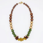 Sylca Nature Inspired Nola Statement Necklace SD25N45 BROWN
