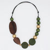 Sylca Everlyn Forest Statement Necklace SD25N48 BROWN
