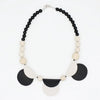 Sylca Ruby Rae Half Moon Leather Statement Necklace SD25N49
