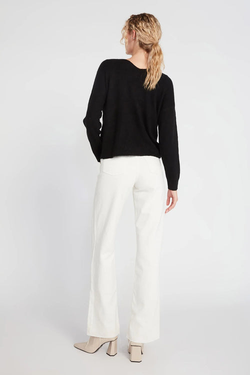 LOOK BY M Basic V-Neck Wool Sweater SM2955