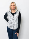 Snoskins Blister Sweater Knit Zip Vest 80703-F25