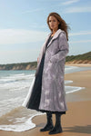 Simply Vanite Goosedown coat 6088 S25 Grey Print, Grey Pastel