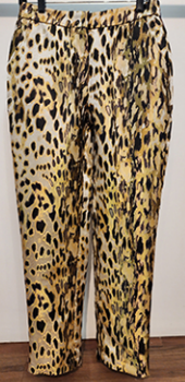 Berek Golden Leopard Jacquard Cigarette Pant Style P162607