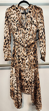 Berek Golden Leopard Charmeuse Dress Style P162507