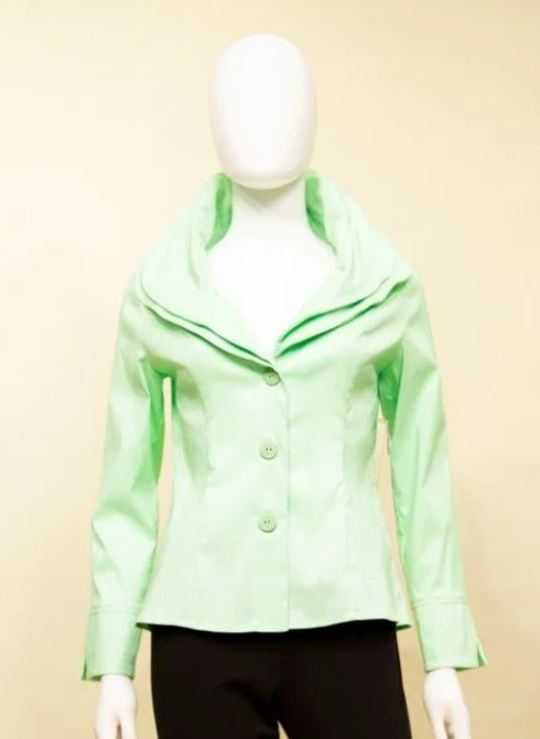 Samuel Dong Double Collar Blouse Style F20056
