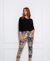 Lisette Thin Crop Pants, Malaga Print Style 958989