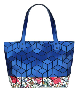 Patrizia Luca Two Toned Slanted Square Tote Style 0H01M2