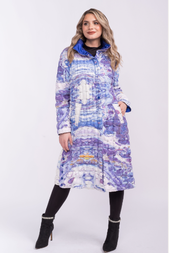 UBU Reversible Quilted Coat Style 3212GPR