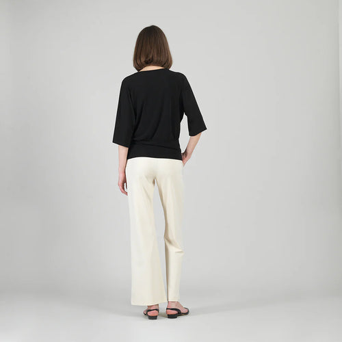 Clara Sun Woo Side Tie detailed soft knit top T207 F25