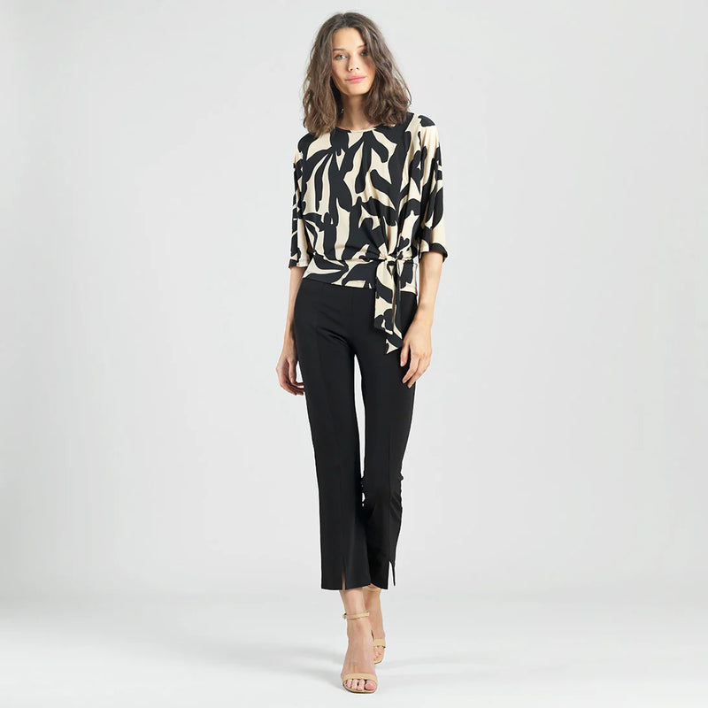 Clara Sun Woo Side Tie detailed soft knit top T207P22 F25