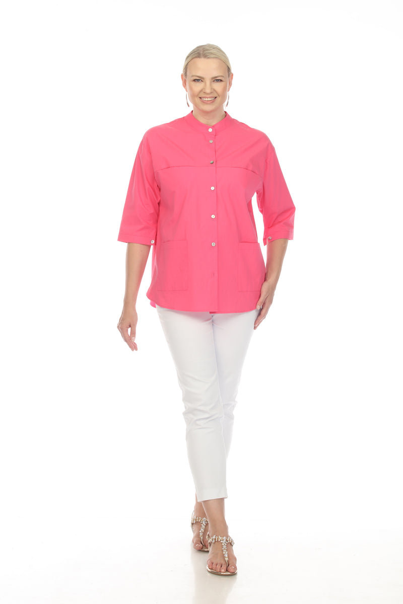 Terra Top T4553 Pink, White, Blue
