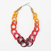 Sylca Red Ombre Marleigh Link Statement Necklace Style TG21N13
