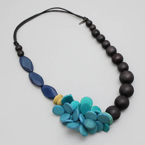 Sylca Blue Cluster Aimee Necklace Style TG22N18