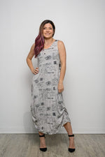 UBU Sleeveless Adjustable Maxi Dress Style U37-702AP